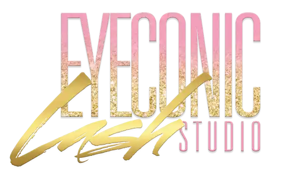 Eyeconic Lash Studio official logo featuring elegant typography and a lash-inspired design.